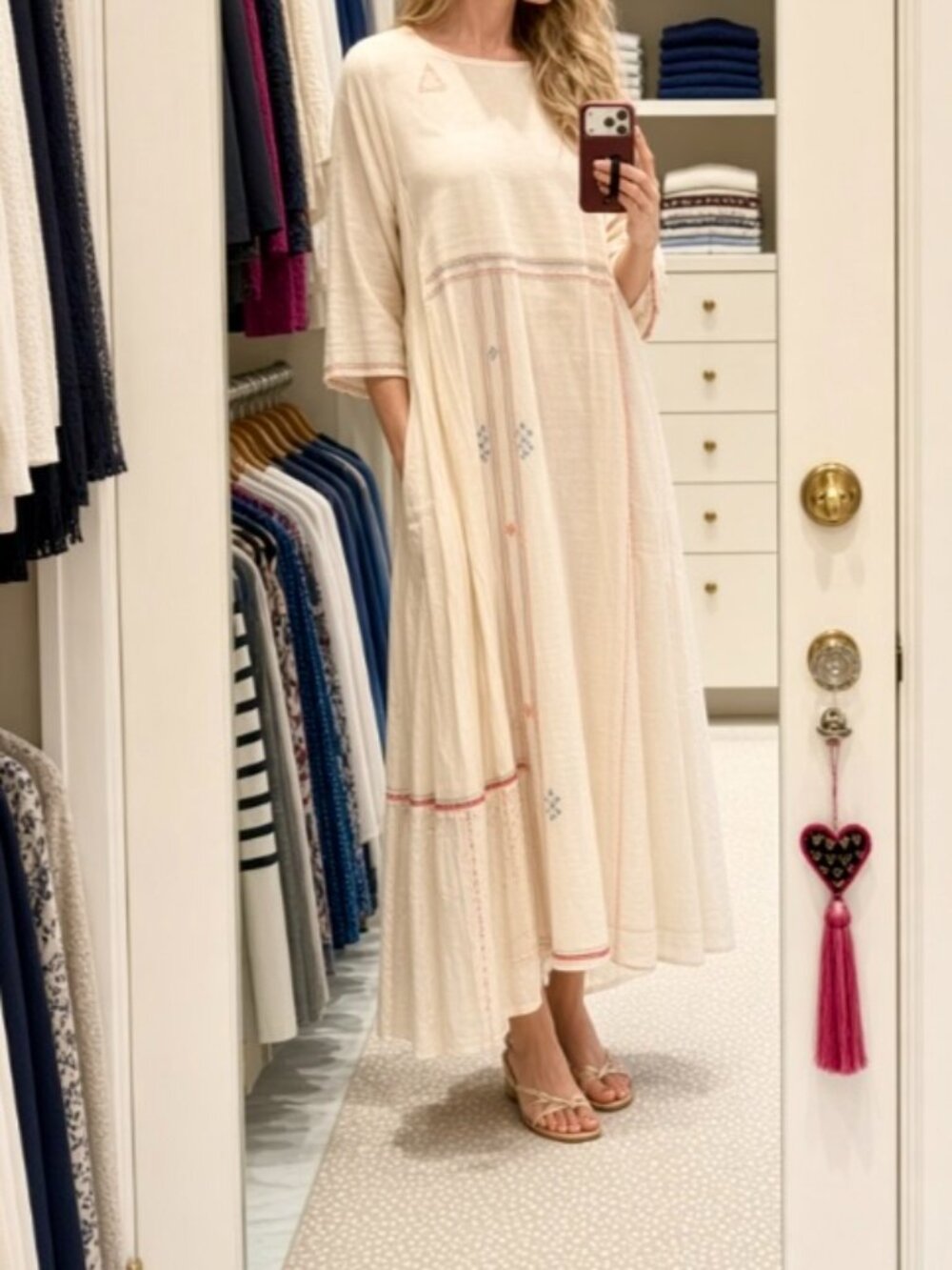 INJIRI Char Bagh 02 Dress - Size M - retail price $400 - never worn